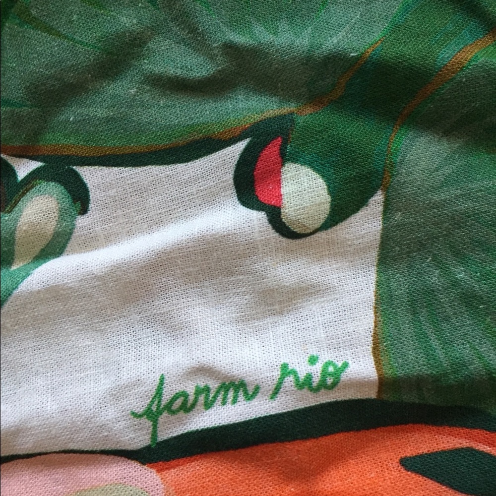 FARM Rio Ruffle-Sleeve Linen Jumpsuit Tropical - Picture 10 of 15